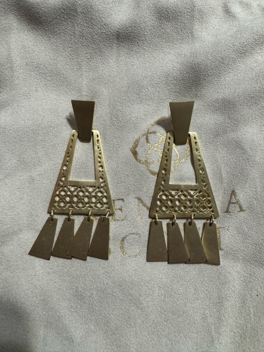 Kendra Scott Kase Statement Fringe Earrings